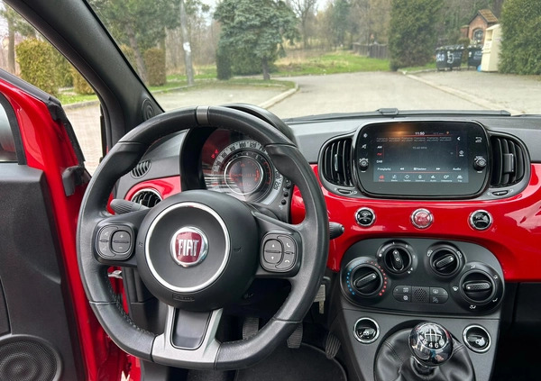 Fiat 500 cena 49900 przebieg: 16518, rok produkcji 2021 z Żory małe 154